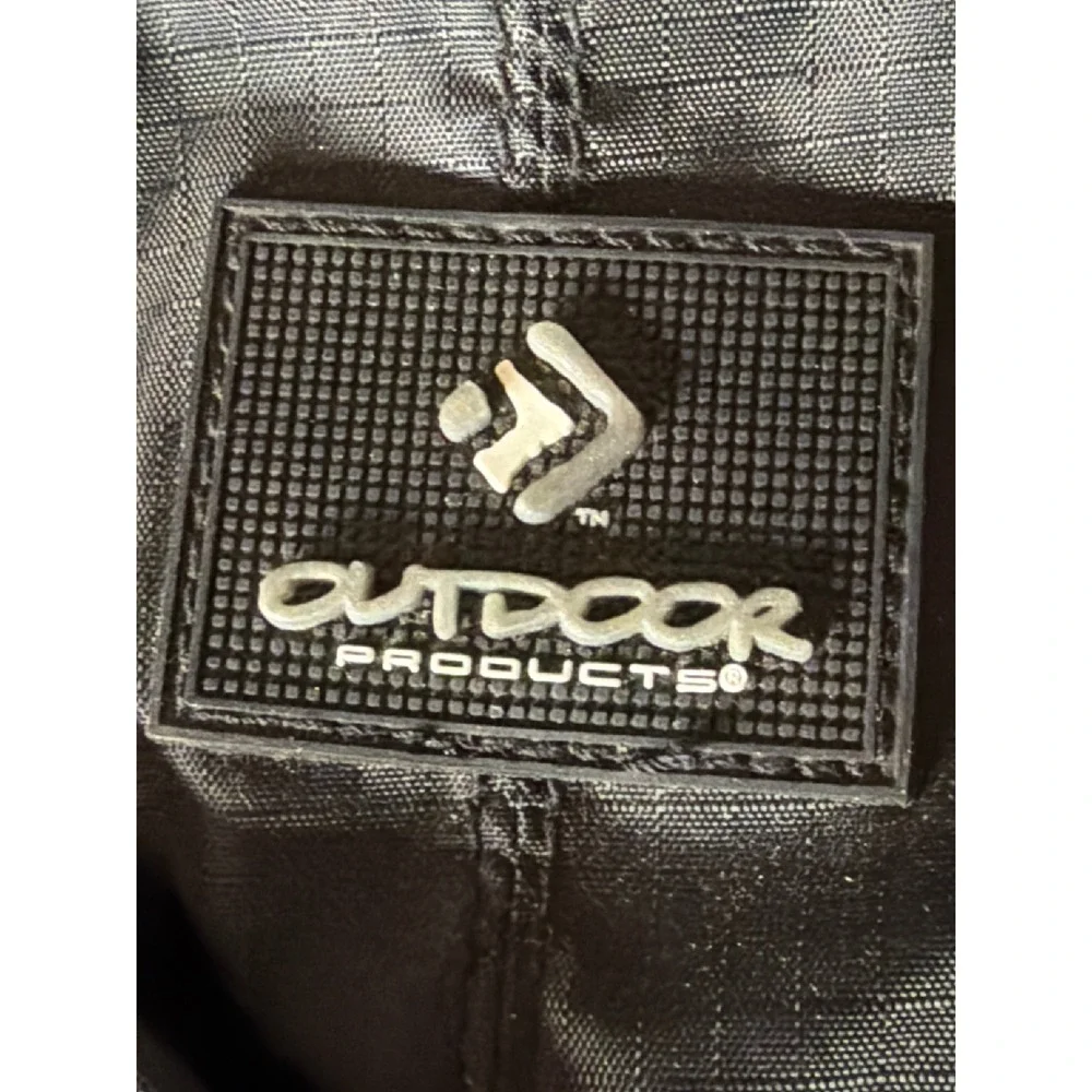 Outdoor Products Black Ripstop Technical Backpack Multi Pocket Hiking Daypack